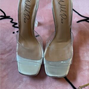 Wild Pair Women's Clear Heels